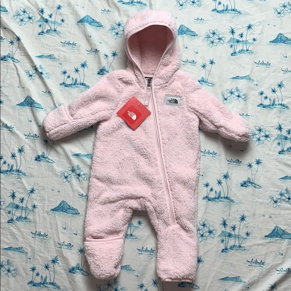 The North Face Infant Sherpa 1 Piece Purdy Pink